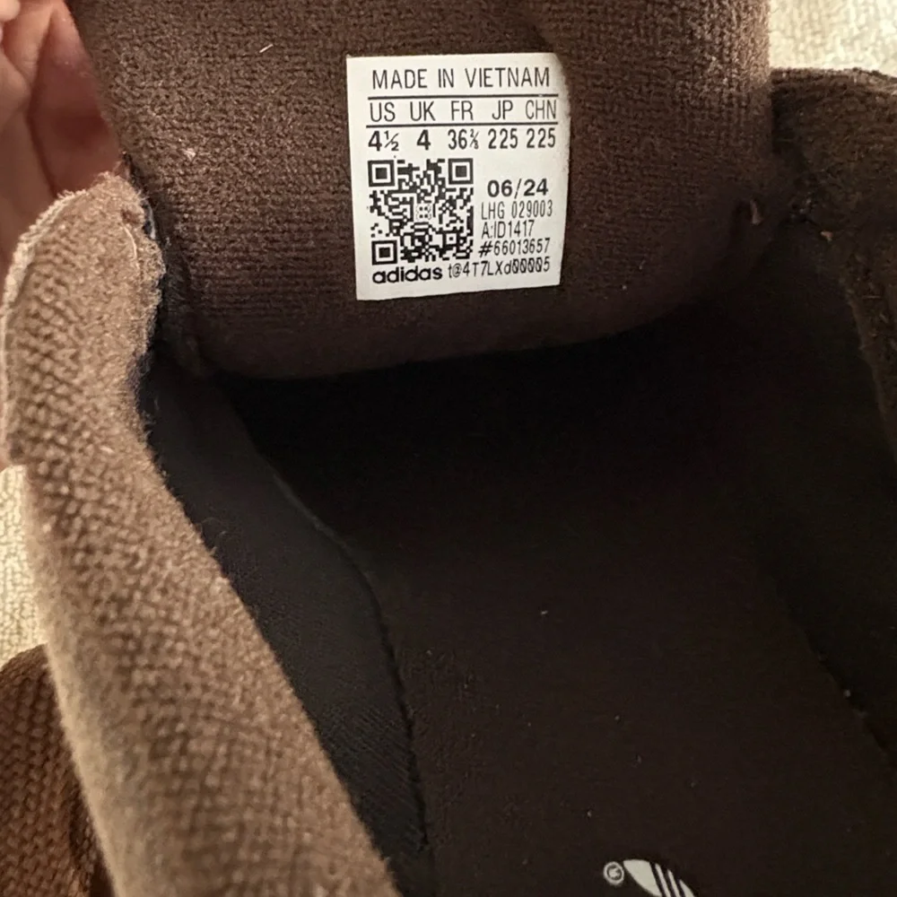 adidas Campus '00s Dark Brown/Preloved Brown/White Youth Size 4 1/2 - Picture 9 of 13